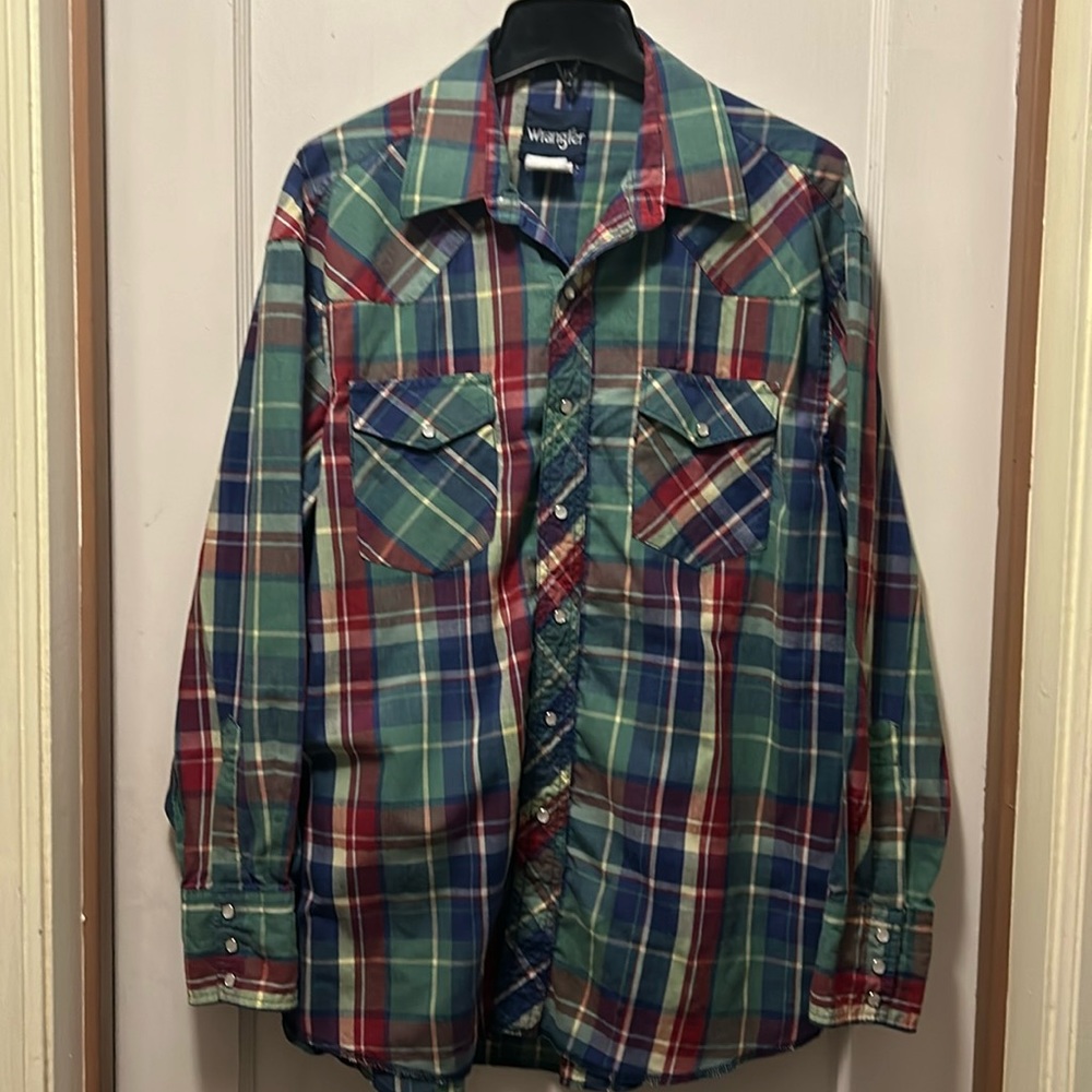 Mens Wrangler Western Shirt